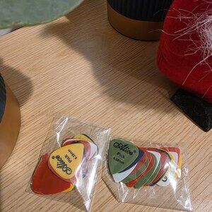 Set de uñetas para guitarra